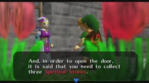 Princess Zelda and Link first meet